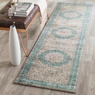 Safavieh Sofia Sof365A  Rug, Light Grey/Blue, 6'7" X 9'2"