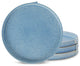 Stone Lain Bao Stoneware Salad Plate Set of 4, Blue