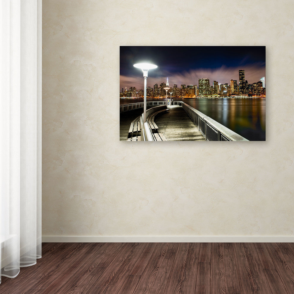 'Gantry Plaza NYC' Canvas Art by David Ayash