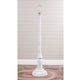 Irvin's Country Tinware Brinton House Floor Lamp Base in Farmhouse White