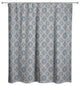 Mandala Pattern in Blue Shower Curtain