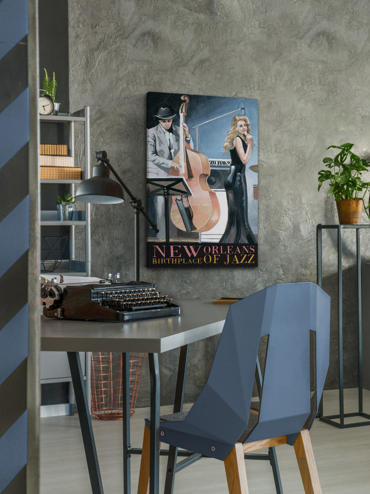 "Sing and Play" Painting Print on Wrapped Canvas, 20x30
