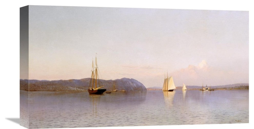 "Late Afternoon, Haverstraw Bay" Artwork, 22" x 12"