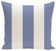 Awning Stripe Stripe Print Outdoor Pillow, Cornflower, 20"x20"