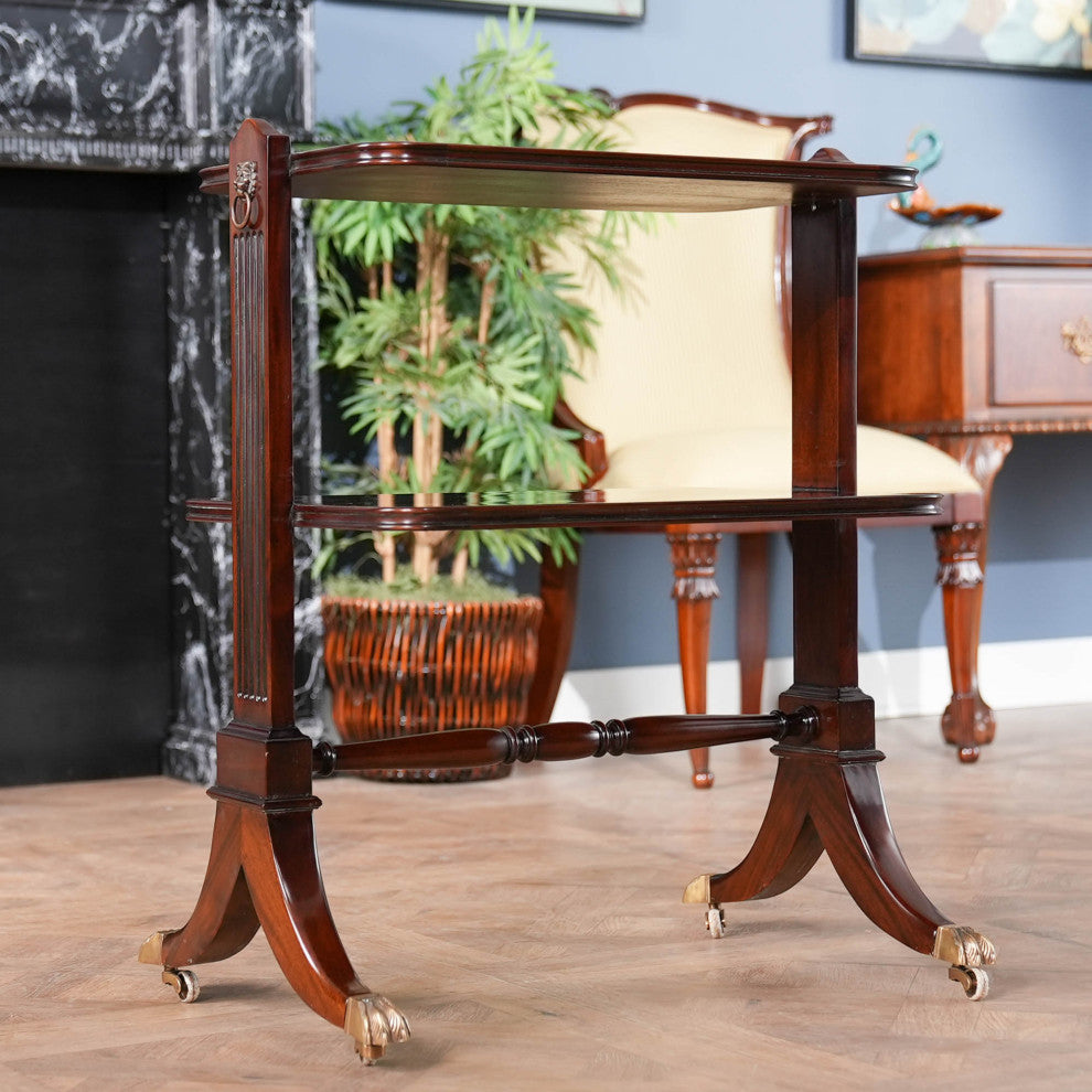 Two Tier Trolley, Mahogany Trolley