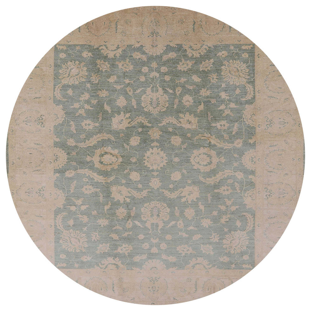 Ahgly Company Indoor Round Mid-Century Modern Area Rugs, 5' Round