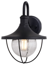 Vaxcel Lighting T0779 Dunlap 13" Tall Outdoor Wall Sconce - Textured Black