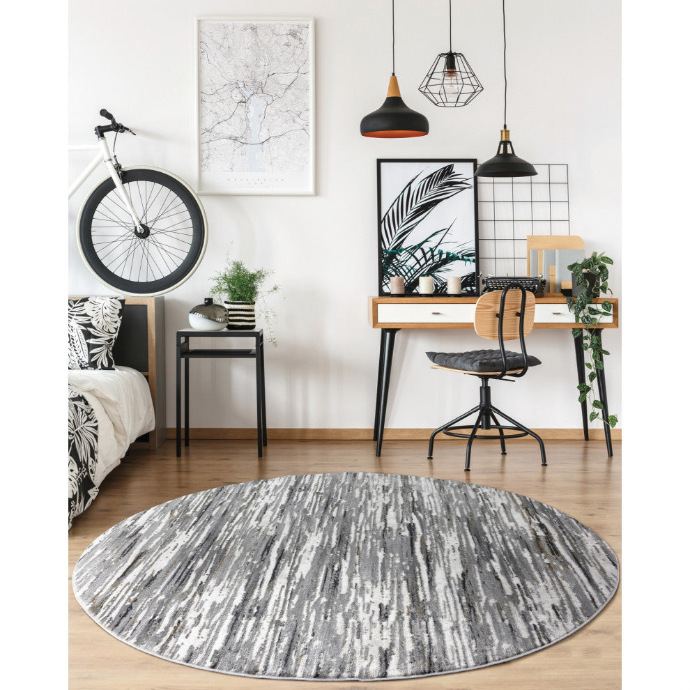 United Weavers Veronica Casino Wheat Round Rug 7'10" Round