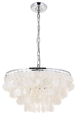 Chrome Finish 4-Light Pendant