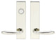 Summer Lever, Tubular Dummy Entry With Dummy Cylinder, Polished Stainless Steel