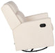 Cash Swivel Glider Rocker Recliner Chair, Cream