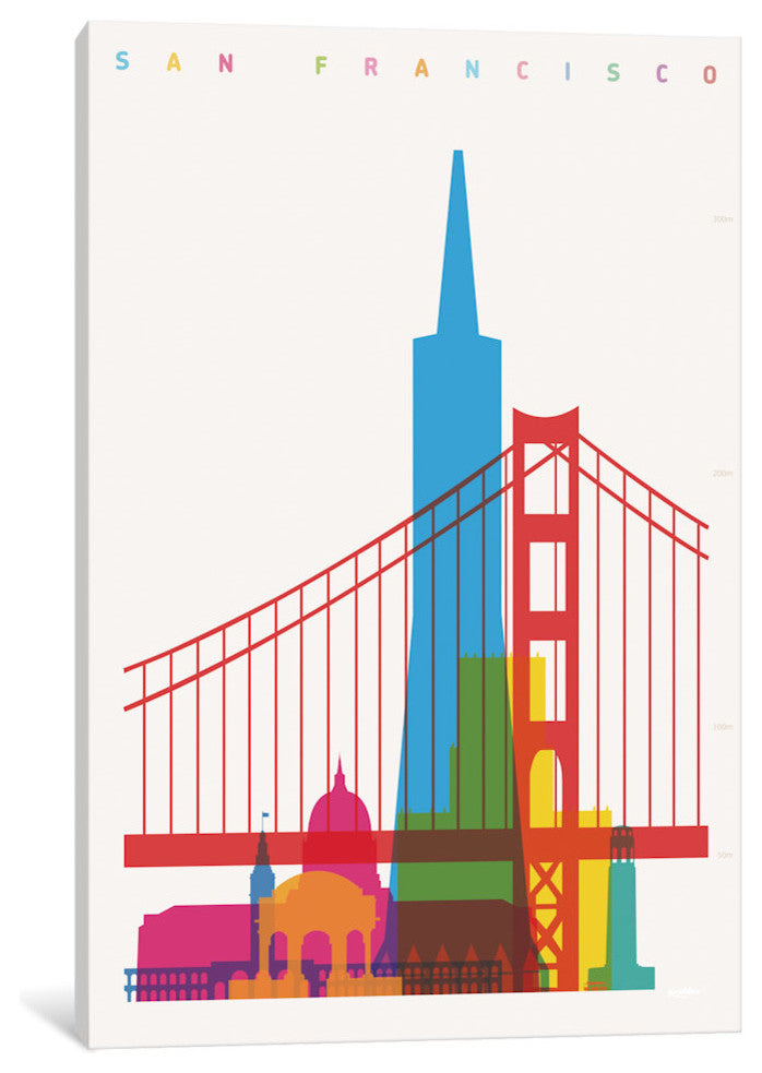 "San Francisco Gallery" by Yoni Alter, 26x18x1.5"
