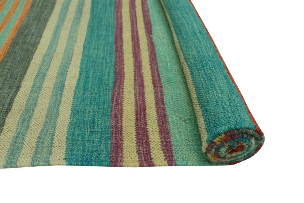 Winchester Kilim Mohidil Red/Green Rug, 3'10x6'3
