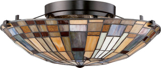 Quoizel TFIK1617VA Two Light Flush Mount Inglenook Valiant Bronze