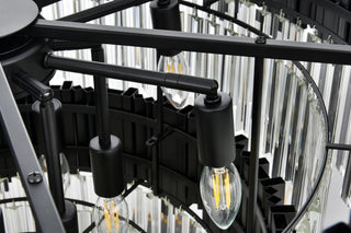 Home Living 32" Chandelier, Black