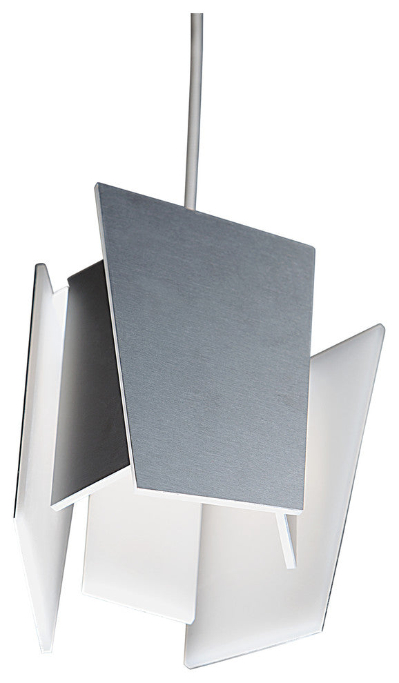 Levis LED Mini Pendant, Brushed Aluminum