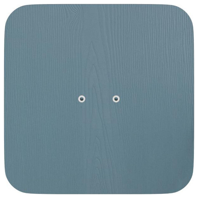 Perry Set of 4 Poly Resin Wood Seat with Rounded Edges Metal Chairs & Stools, Te