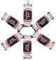 4" Tootsie Roll Original Chewy Chocolate Candy Christmas Snowflake Ornament