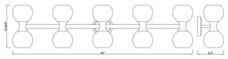 Z-LITE 10-Light Vanity, Matte Black