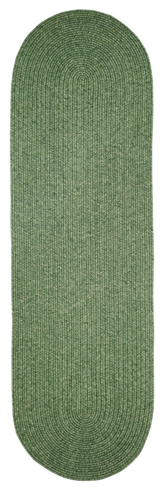 Homespice Decor - 22 x 72" Oval Fern Ultra Durable Braided Runner