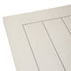 Menlo Station End Table - Vanilla/Brushed Silver