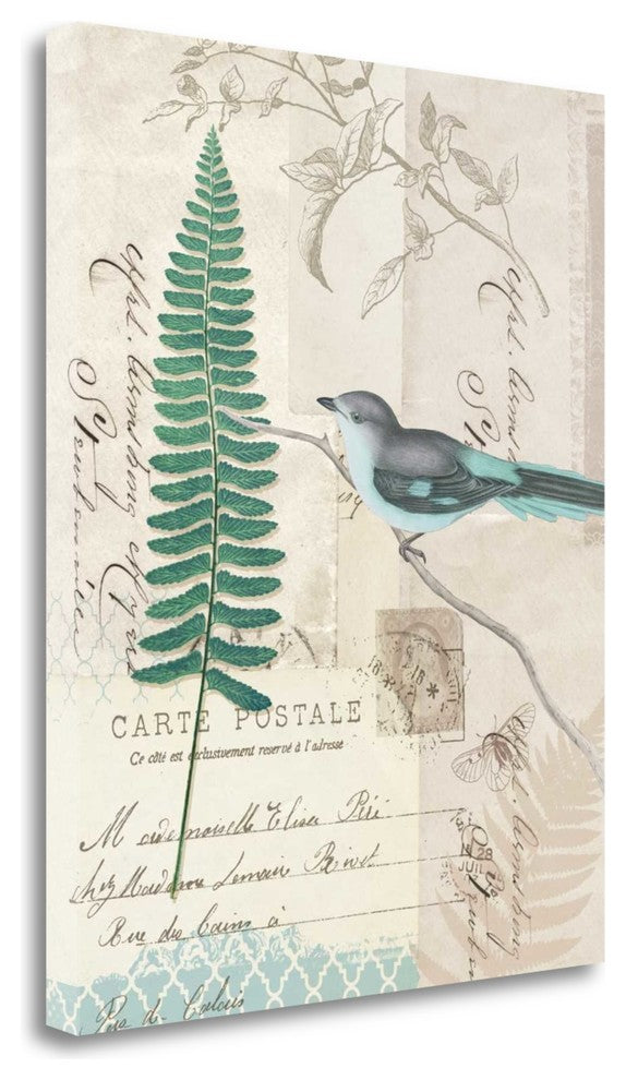 "En Bleu II" By Katie Pertiet,Ready to Hang Giclee Print on Gallery Wrap Canvas