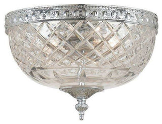 Ceiling Mount 2-Light Ceiling Mount, Polished Chrome Finish