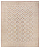 Khotan, One-of-a-Kind Hand-Knotted Area Rug Light Blue, 8'0"x9'7"