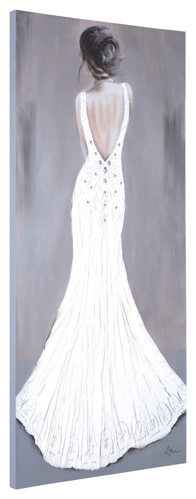 Woman in White Decorative Art