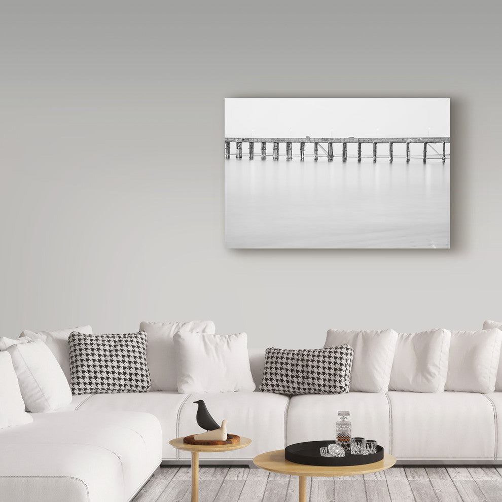 Chris Moyer 'Support Pier' Canvas Art, 47"x30"