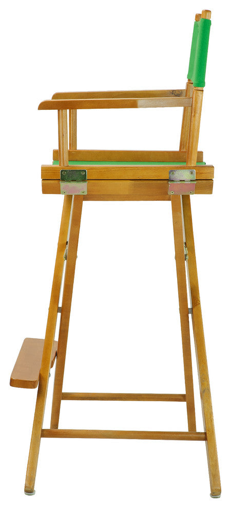 030" Director's Chair Honey Oak Frame-Green Canvas