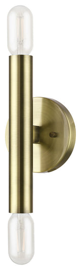Livex Lighting Antique Brass ADA 2-Llght Wall Sconce