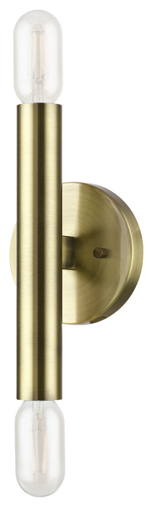 Livex Lighting Antique Brass ADA 2-Llght Wall Sconce