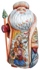 Winter Friendship, Woodcarved Figurine