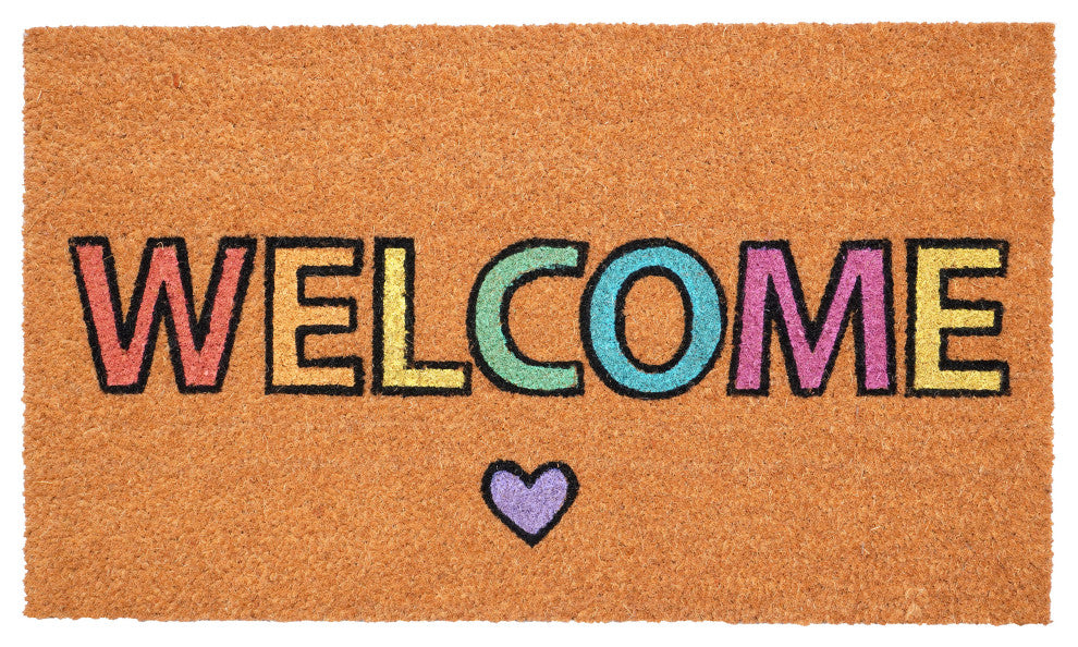 Calloway Mills 107881729 Pastel Welcome 17"x29"