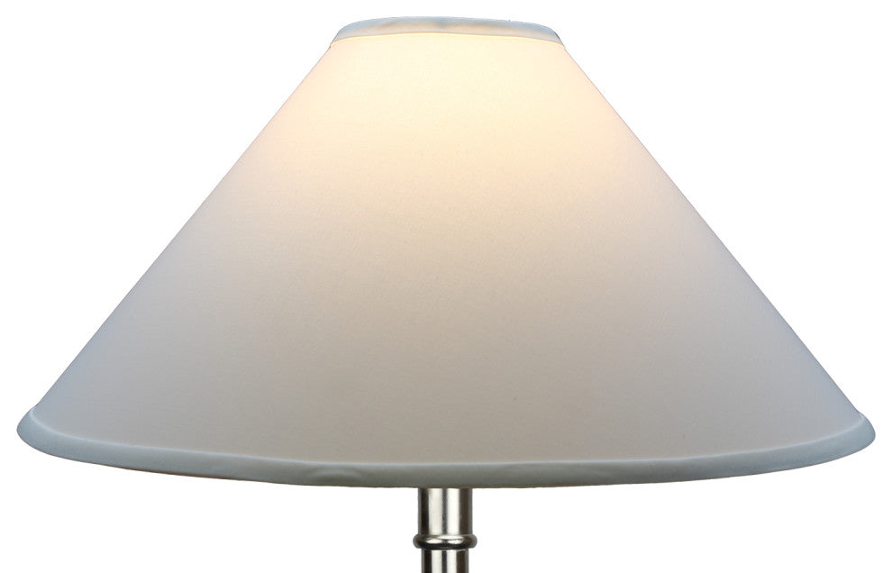 Fenchel Shades 5"x20"x12" Spider Attachment Empire Lamp Shade, Linen White
