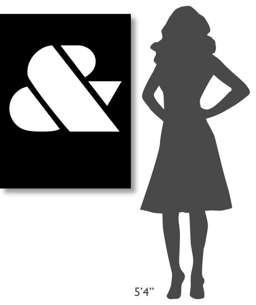 "Ampersand Black and White" Fine Art Print