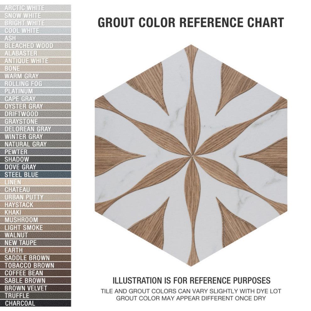 Llama Flower Loire Noce Porcelain Floor and Wall Tile