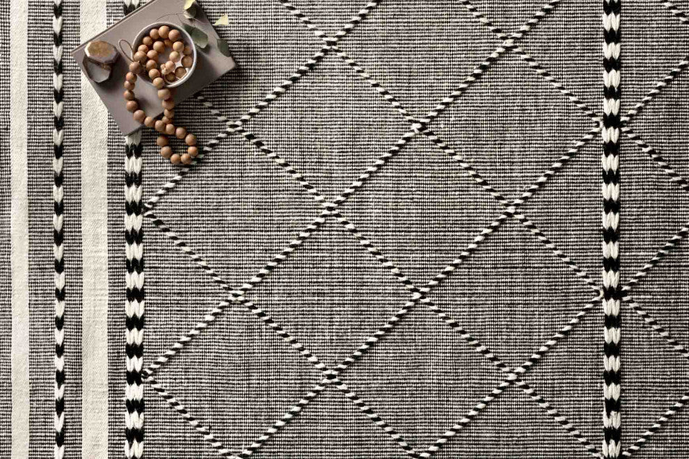 Sawyer SAW-01 Black 9'-3" x 13' Area Rug