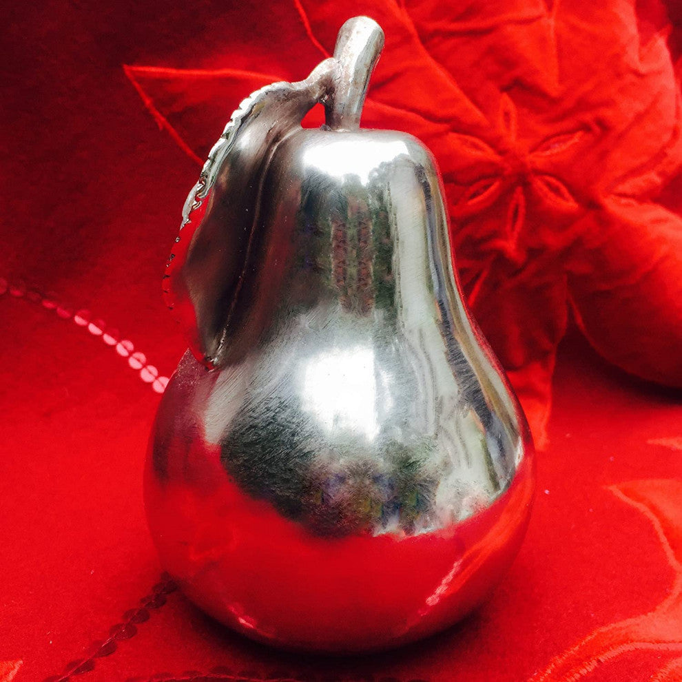 Crosby Street Chic Decorative Pear, 5 1/8 D x 5 7/8 H"