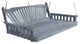 Pine Fanback Swingbed, Gray Stain, 5 Foot
