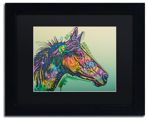 Dean Russo 'Basha Custom 3' Matted Framed Art, Black Frame, Black Mat, 14x11