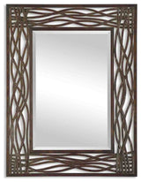 Uttermost Dorigrass Brown Metal Mirror