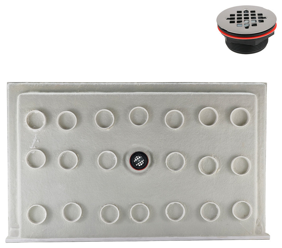 Streamline NT-2114-60BL-AL 60"x36" Shower Base,Drain Included