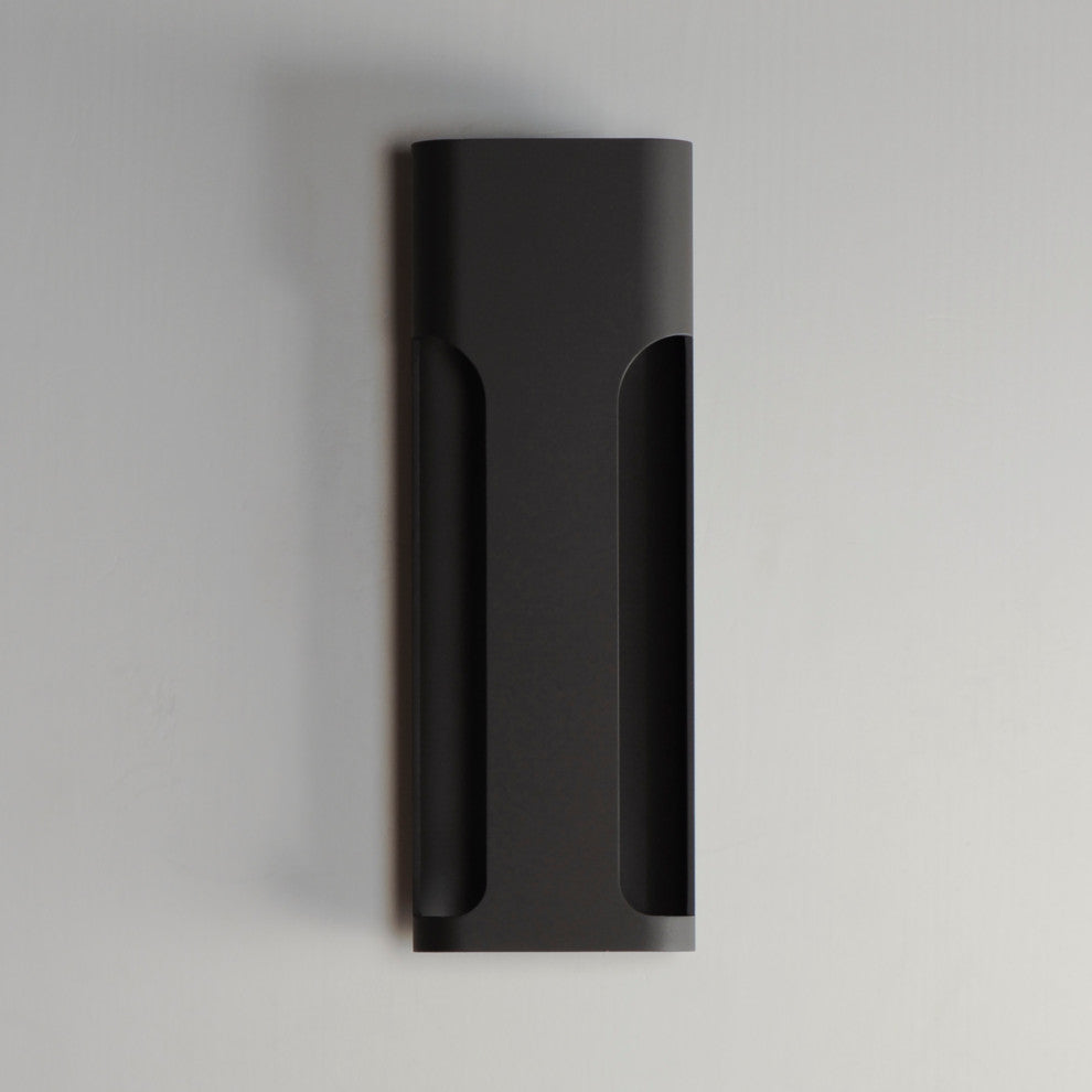 ET2 E30214 Maglev 18" Tall LED Outdoor Wall Sconce - Black