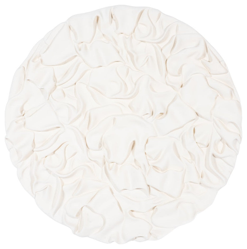 Drape Wall Art, White Stone