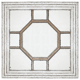 Gewnee Antique Style Decorative Square Wall Mirror