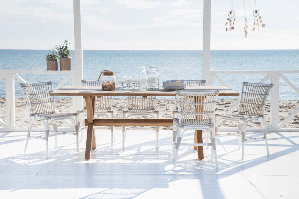 Elisabeth Chair Exterior, Dove White