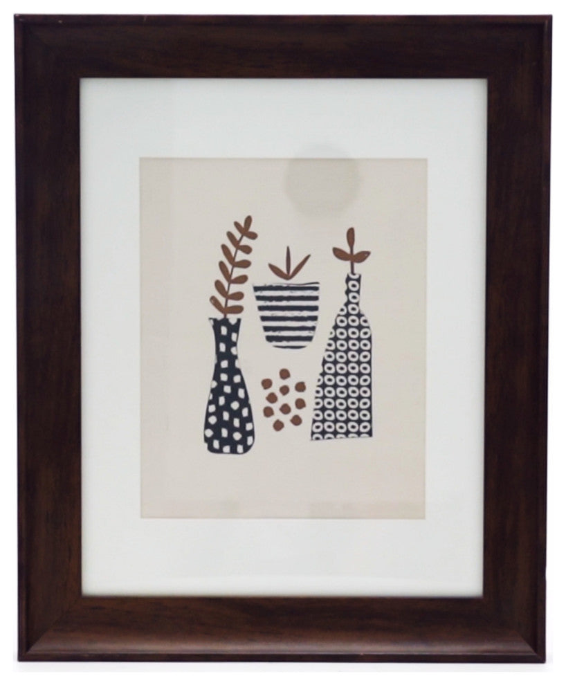 Kiera Grace Austin Archer Photo Frame Walnut Finish, 11"x14", Matted for 8"
