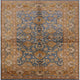 Ahgly Company Indoor Square Mid-Century Modern Area Rugs, 3' Square